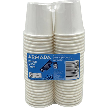 Armada Paper Cups 40mls 50 pack