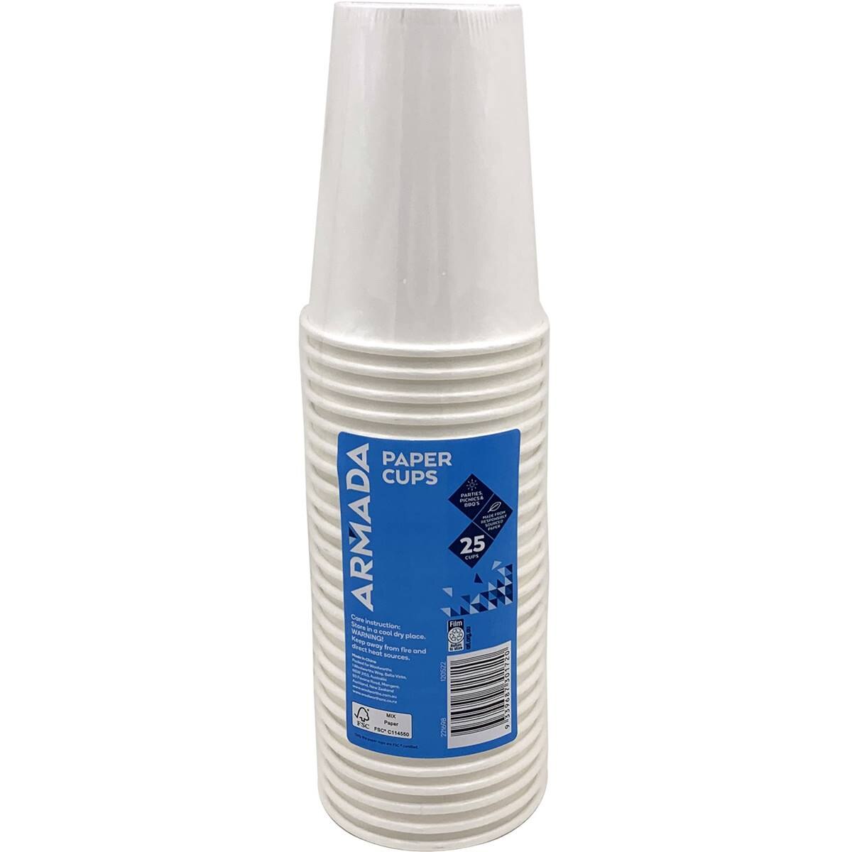 Armada Paper Cups 25 Pack