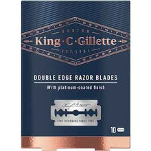 Gillette King C Double Edge Razor Blades 10 pack
