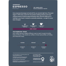 Starbucks by Nespresso Espresso Roast Coffee Pods 36 Pack