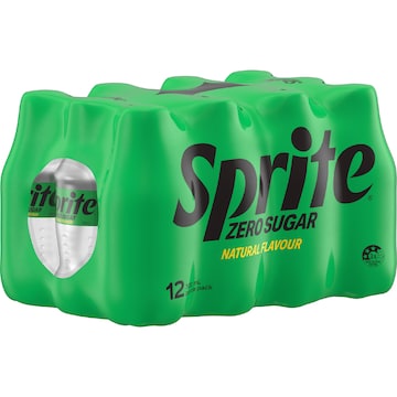 Sprite Zero Sugar Lemonade Soft Drink Mini Bottles 300mL x 12 pack