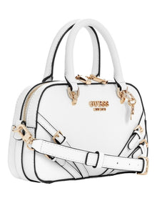 Bramina Small Satchel Bag in White
