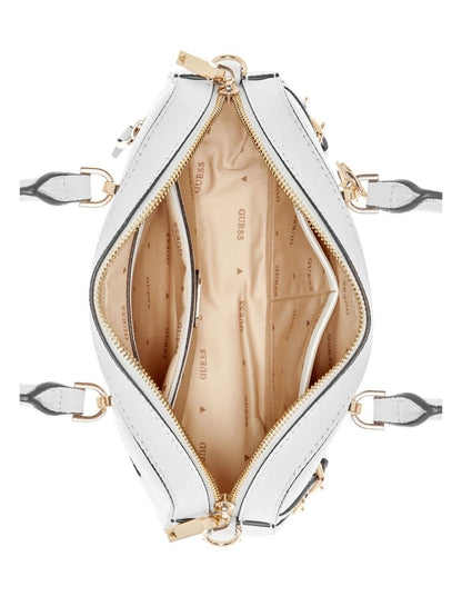 Bramina Small Satchel Bag in White
