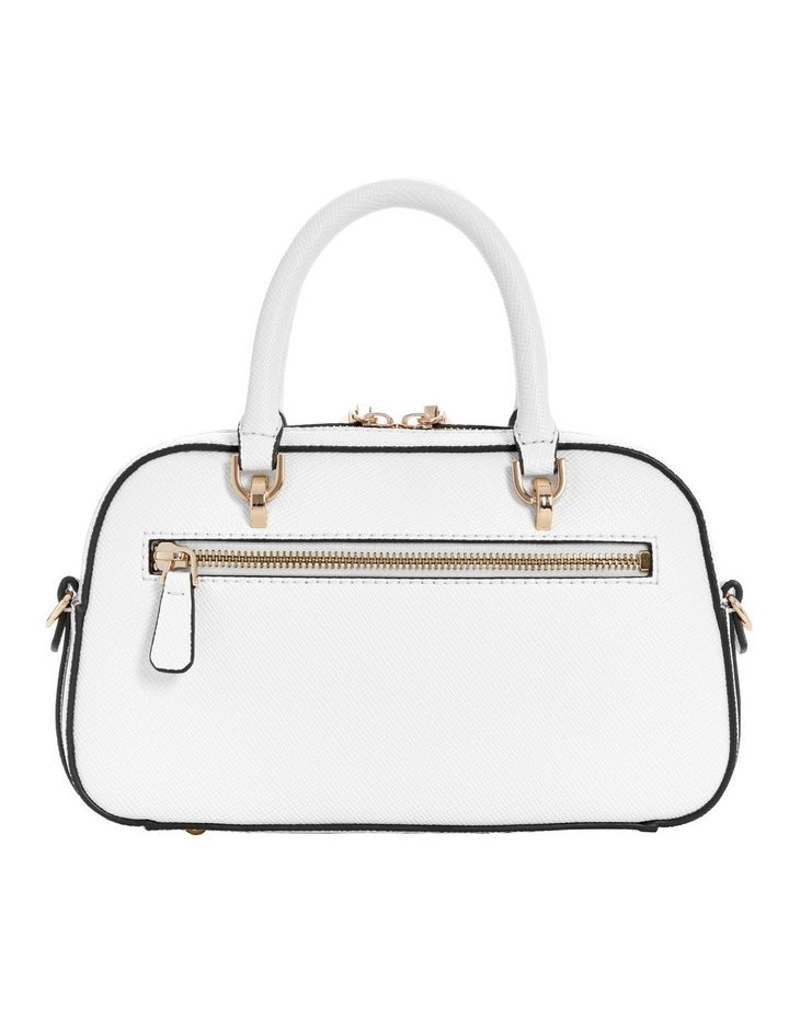Bramina Small Satchel Bag in White