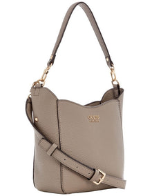Brenton Small Bucket Bag in Dark Taupe