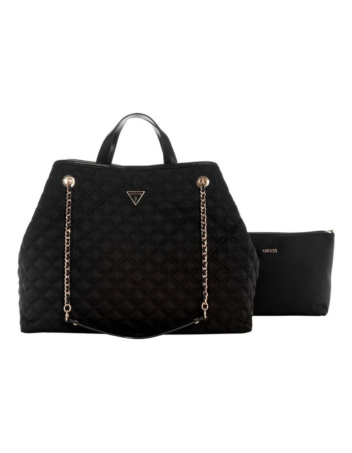 Giully Large Tote Bag in Black
