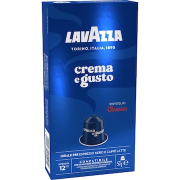 Lavazza Crema e Gusto Coffee Pods Nespresso Compatible 10 pack