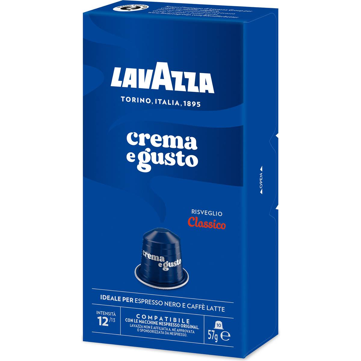 Lavazza Crema e Gusto Nespresso Compatible Coffee Pods 10 Pack