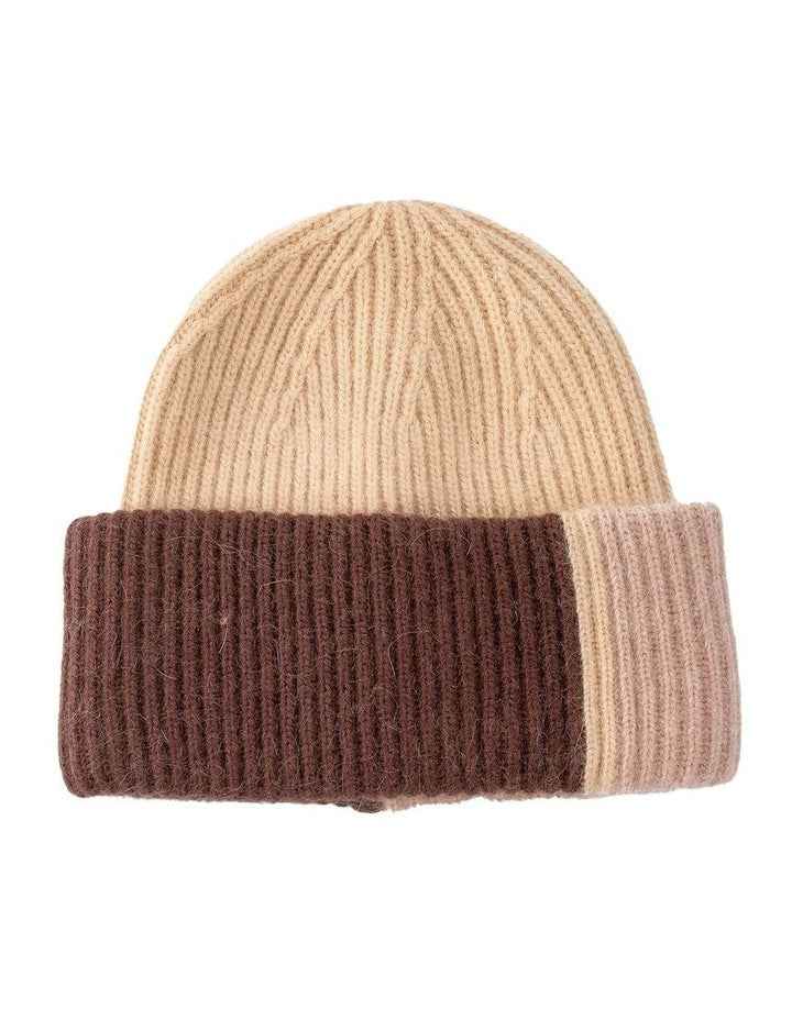 Spliced Rib Beanie in Multi
