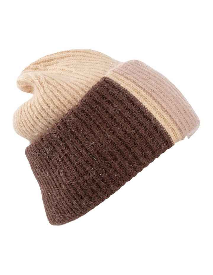 Spliced Rib Beanie in Multi