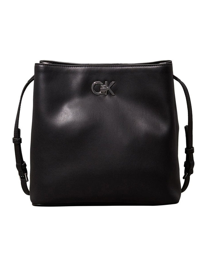 Convertible Bucket Bag in Black