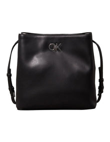 Convertible Bucket Bag in Black