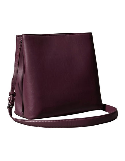Convertible Bucket Bag in Wine