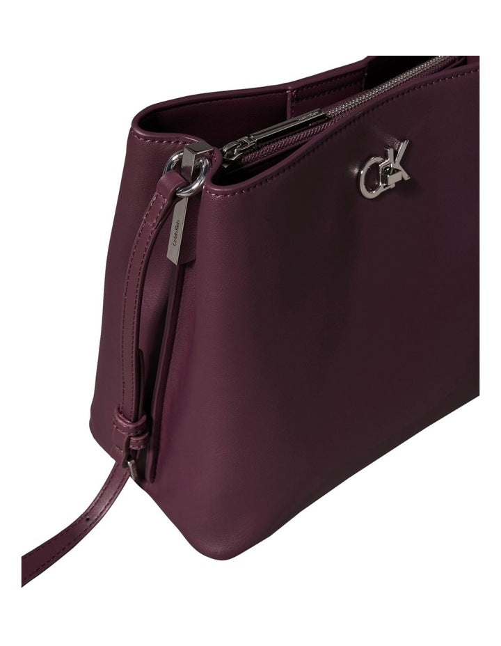 Convertible Bucket Bag in Wine
