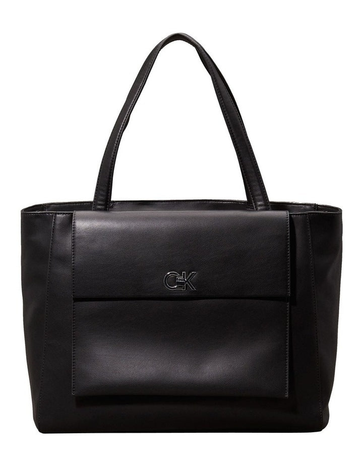 Medium Shopper Tote Bag in Black