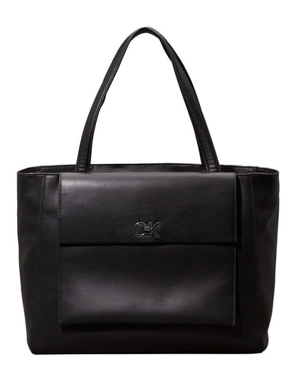 Medium Shopper Tote Bag in Black
