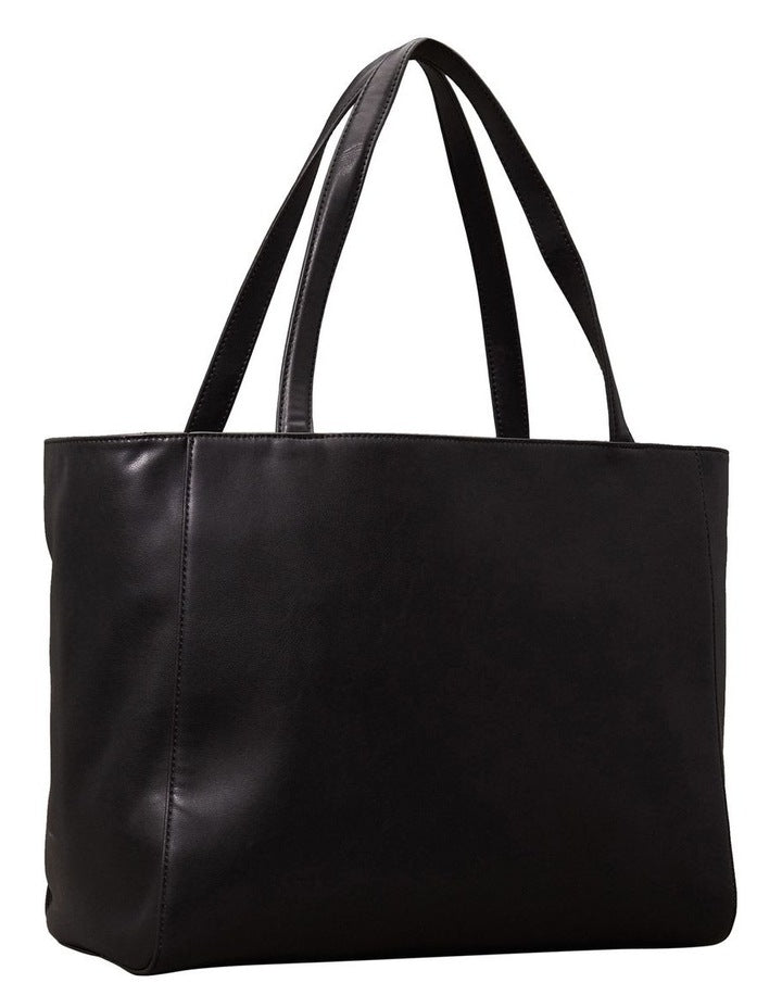 Medium Shopper Tote Bag in Black