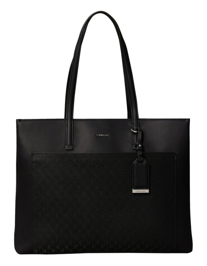 Must Medium Tote Bag in Black Monogram