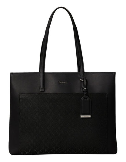 Must Medium Tote Bag in Black Monogram