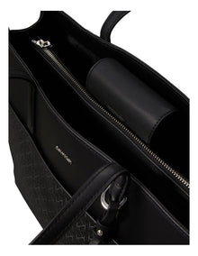 Must Medium Tote Bag in Black Monogram