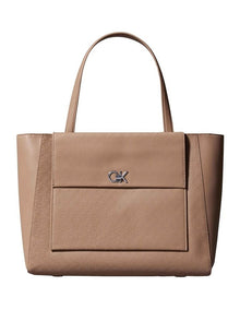 Medium Shopper Tote Bag in Camel