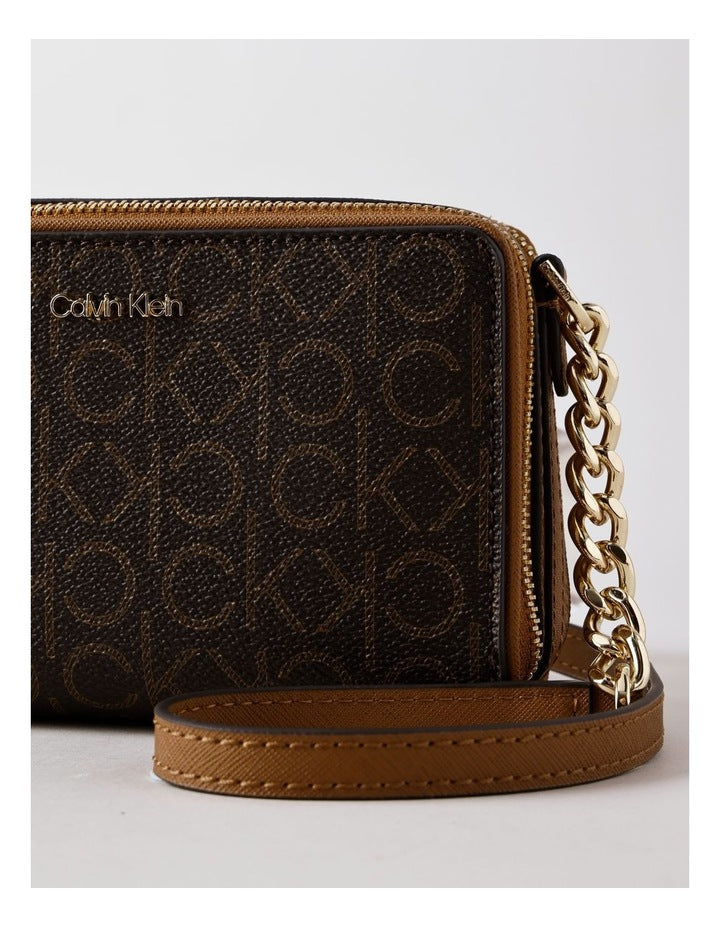 Marybelle Crossbody Bag in Brown Mono