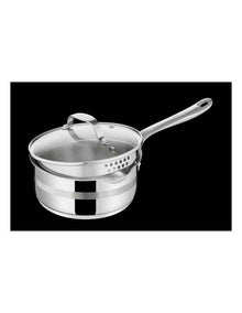 Cook Smart Induction Pot Set &#43; Lids 3 Piece in Stainless Steel