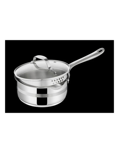 Cook Smart Induction Pot Set + Lids 3 Piece in Stainless Steel