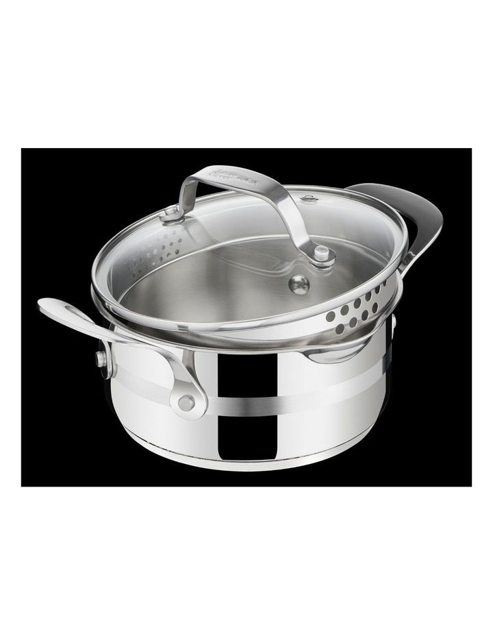 Cook Smart Induction Pot Set + Lids 3 Piece in Stainless Steel