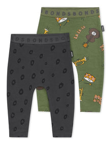 Roomies Legging 2 Pack in Multi