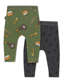 Roomies Legging 2 Pack in Multi