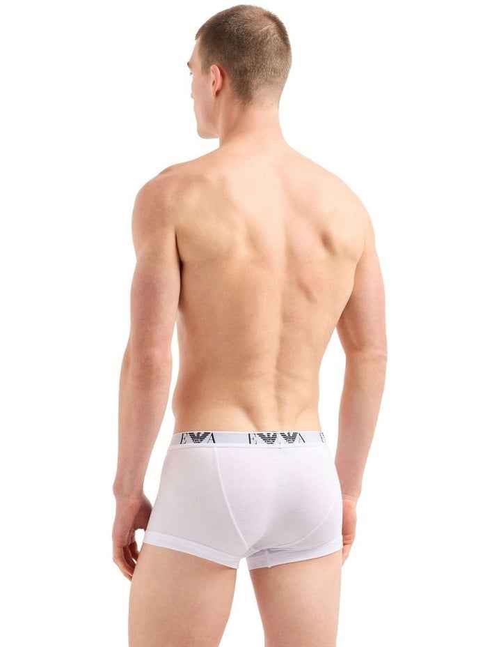 Eagle Logo Trunks 3 Pack in White