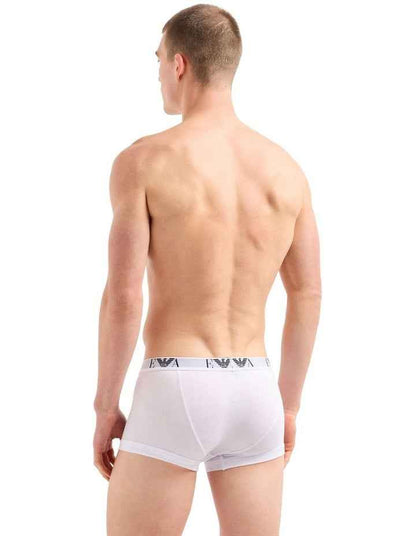 Eagle Logo Trunks 3 Pack in White