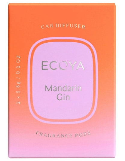 Mandarin Gin Car Diffuser Fragrance Pods