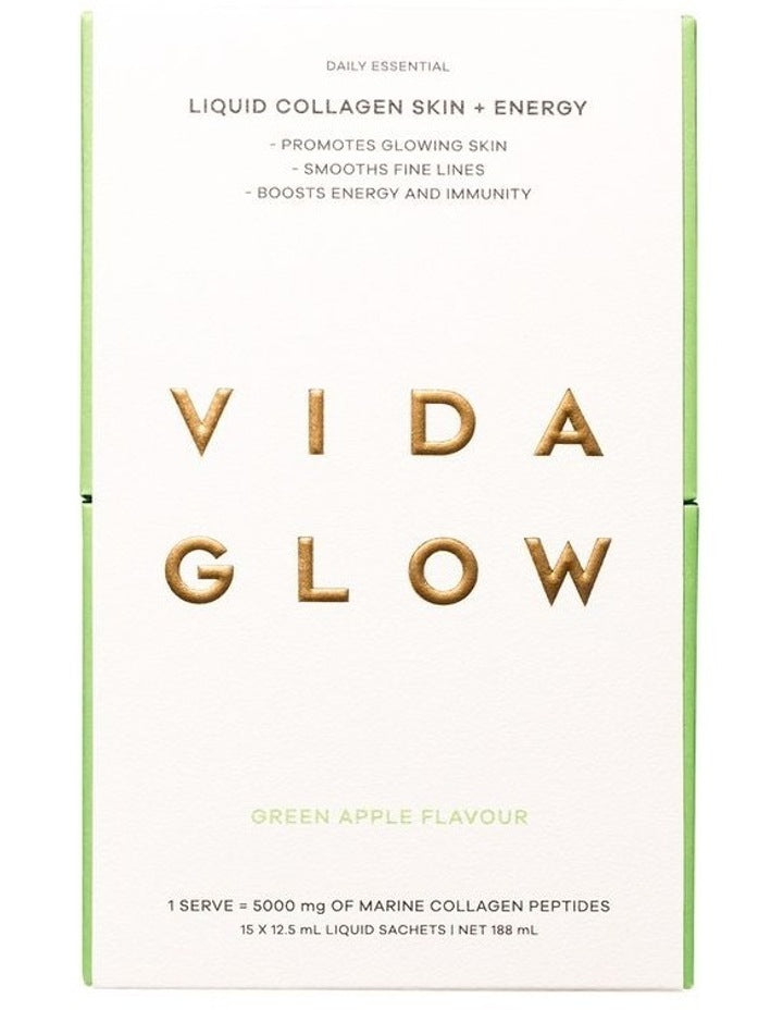 Collagen Liquid Advance Energy Green Apple
