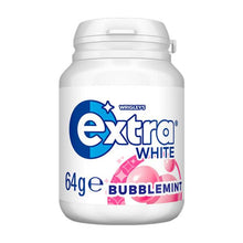 EXTRA WHITE BUBBLEMINT SUGAR FREE CHEWING GUM BOTTLE 64G