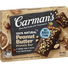 Carman's Protein Bars Peanut Butter 4 pack