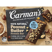 Carman's Protein Bars Peanut Butter 4 pack