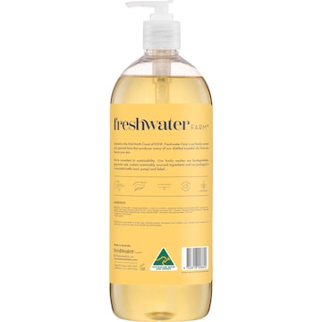 Freshwater Farm Australia Lemon Myrtle Oil & Manuka Honey Body Wash 1L