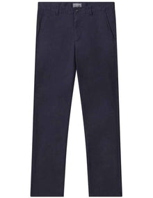 Junior Fit Peach Twill Pant in Navy