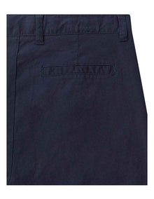 Junior Fit Peach Twill Pant in Navy