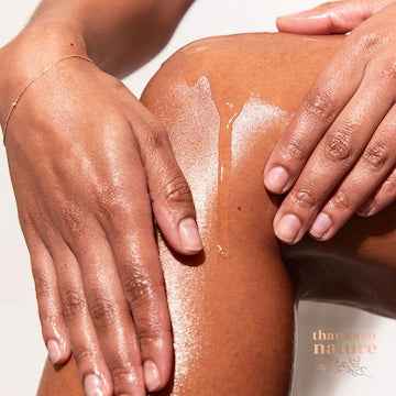 Thanks To Nature Shower Oil Nourish Sweet Almond & Vanilla 250mL