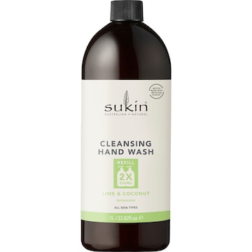 Sukin Cleansing Hand Wash Lime & Coconut 1L