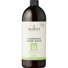 Sukin Cleansing Hand Wash Lime & Coconut 1L