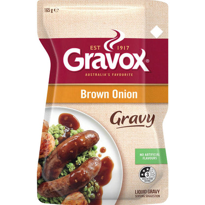 Gravox Brown Onion Liquid Gravy Pouch 165g