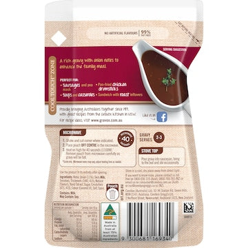 Gravox Brown Onion Liquid Gravy Pouch 165g
