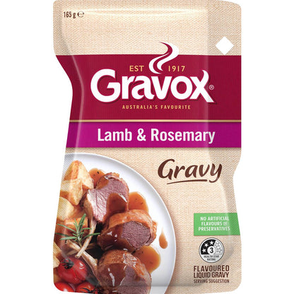 Gravox Lamb & Rosemary Liquid Gravy Pouch 165g