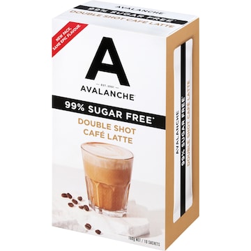 Avalanche 99% Sugar Free Latte 10 pack