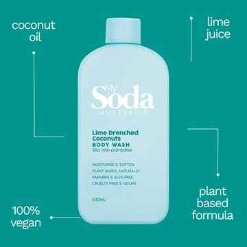 My Soda Lime Drenched Coconuts Body Wash 500mL