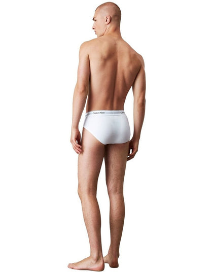 Icon Cotton Hip Briefs 3 Pack in White
